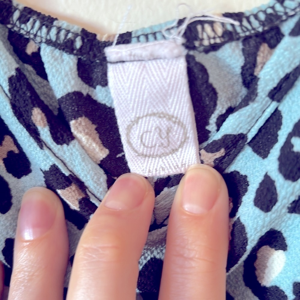 CY Fashion Boutique Animal Print Criss Cross Strap Romper - Picture 3 of 4